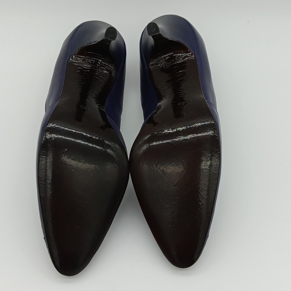 🌟 NEW IN BOX Vintage 40s Rene Caovilla Plum Pump with Box - Picture 13 of 15